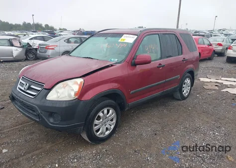2006 Honda Cr-V Ex из США, поврежденный, VIN SHSRD78836U444569